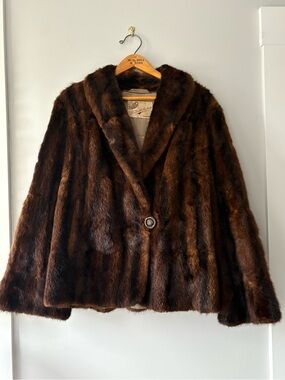 W. H. Bells Brown Fur Jacket